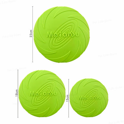 Bite-Resistant Dog Flying Disc Toy, Durable, Interactive Plastic Fetch Toy for Puppies & Active Dogs, Outdoor Pet Play, Aerodynamic Design, Fun Exercise & Training Activities