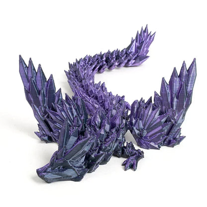 3D Printing Dragon Ornaments Sculpture Flexible Articulated Figurines Toys