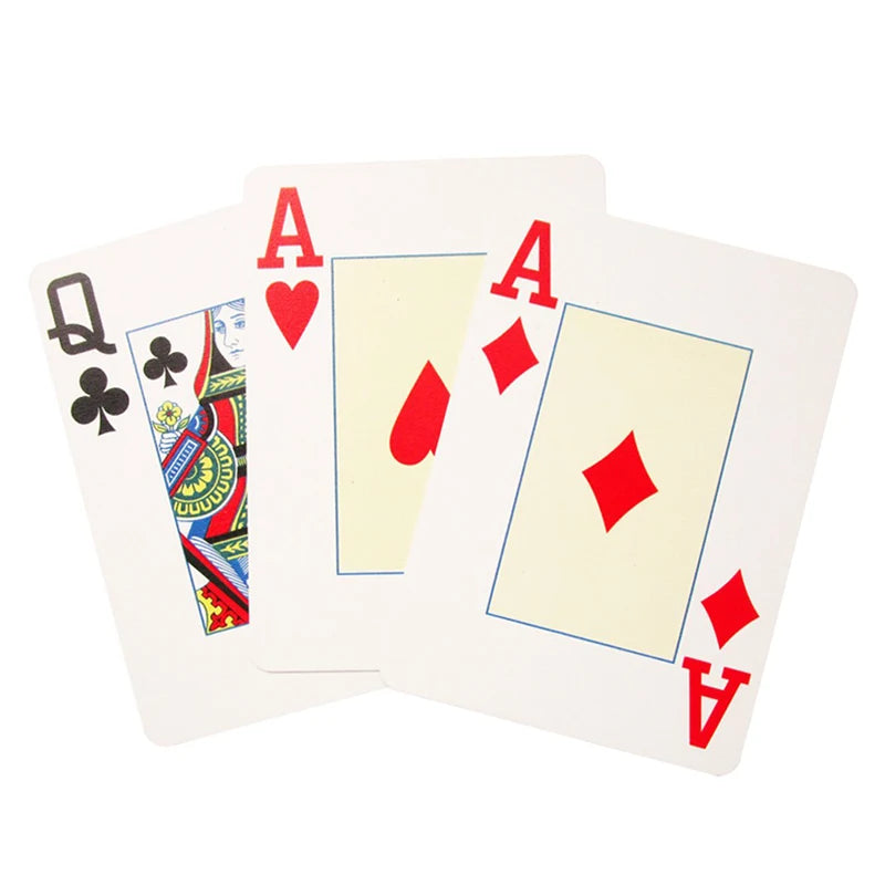 premium plastic poker cards waterproof big number texas gift decks for game nights and tournaments, durable and easy to clean playing cards for all ages
