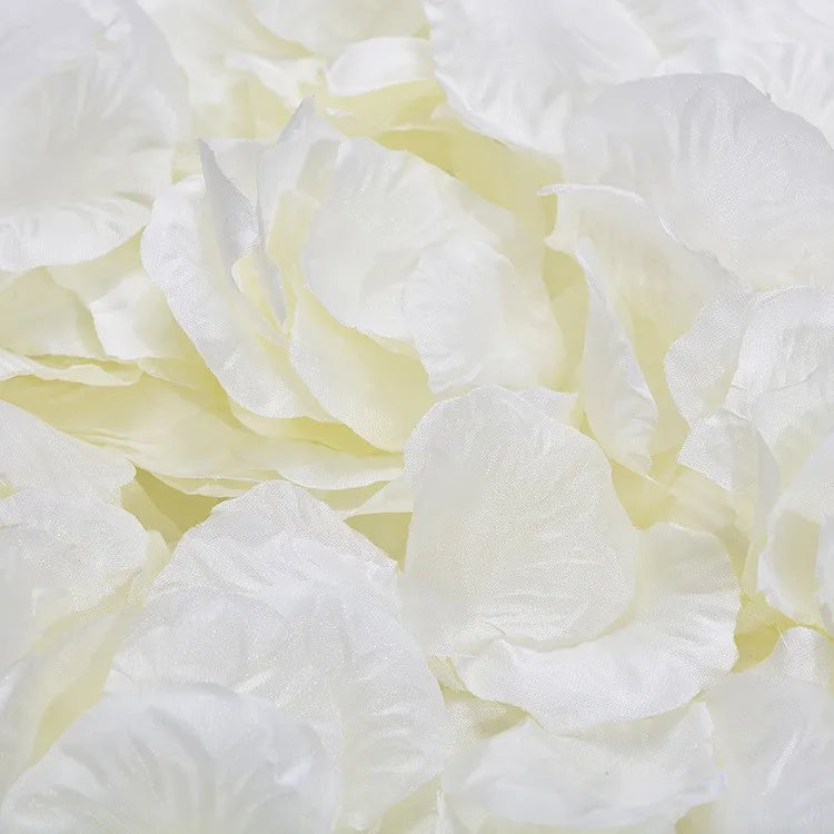 artificial silk rose petals 1000pcs for romantic occasions, wedding, anniversary, proposal, valentine's floral decor, non-woven indoor home decoration