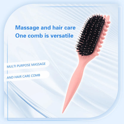 B0CZQYDWFR Salon Styling Curly Hair Styling Brush Curl Hair Brush for Combing and Shaping Men's and Women's Curls Reduce Pulling Tools