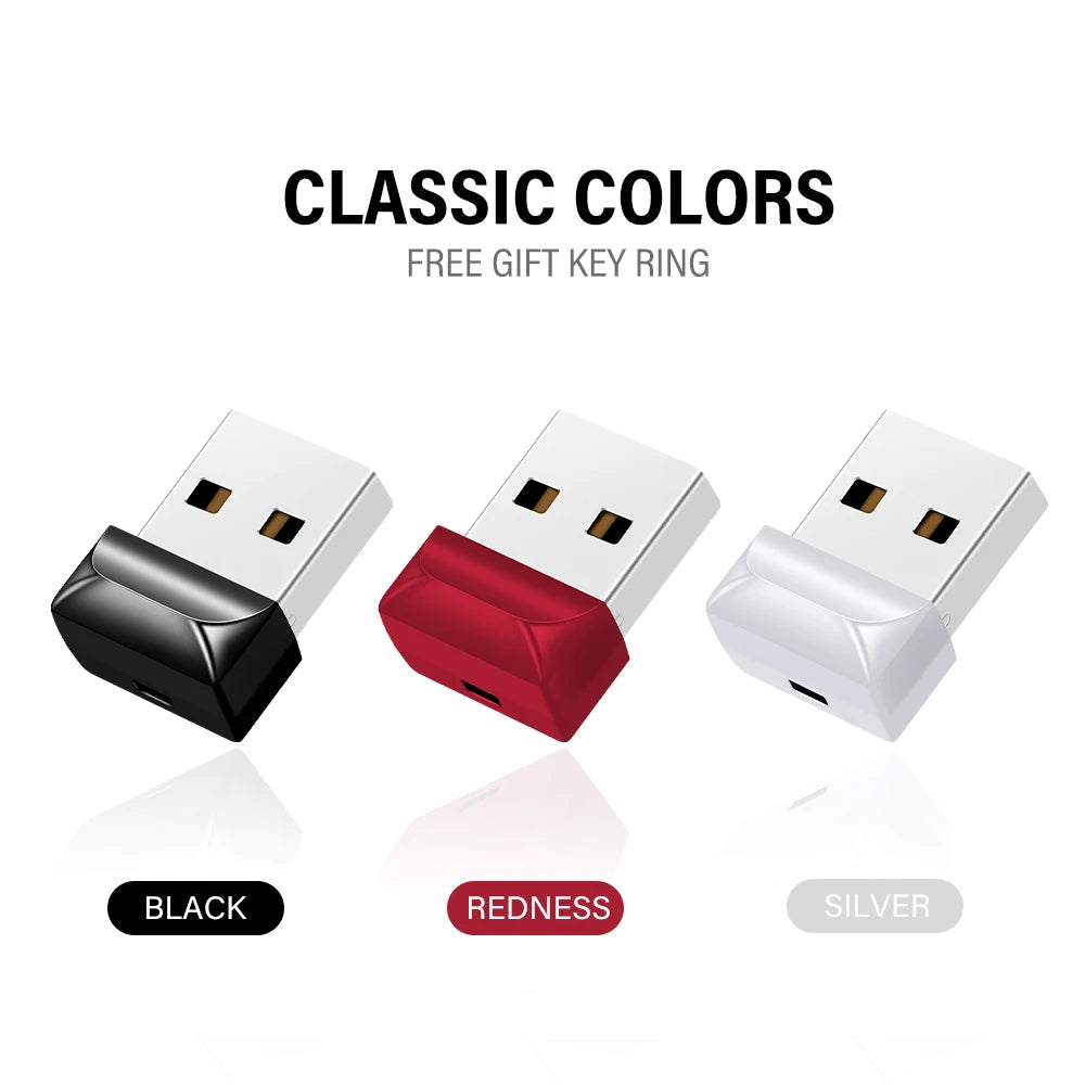 128gb usb 2.0 flash drive oval pen drive high speed memory stick for data transfer, storage, business gifts, key chain accessory