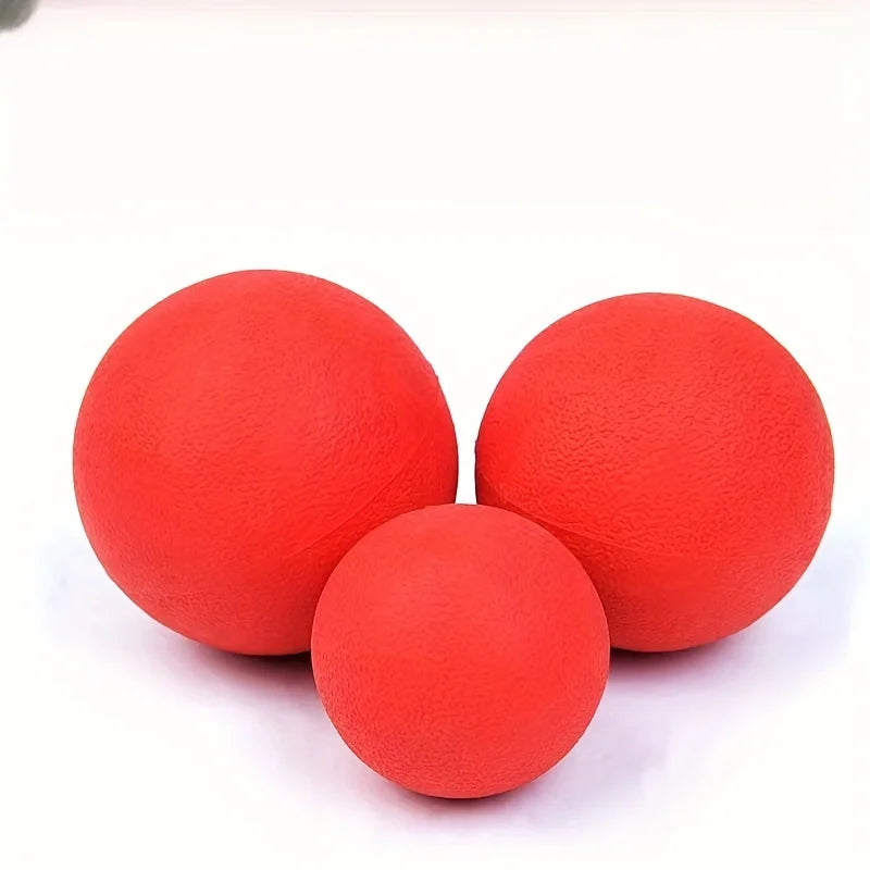 rubber dog chew ball toy - dental care, safe play for puppies & adult dogs, durable & fun, supports healthy teeth & gums, lightweight fetch toy for indoor & outdoor use