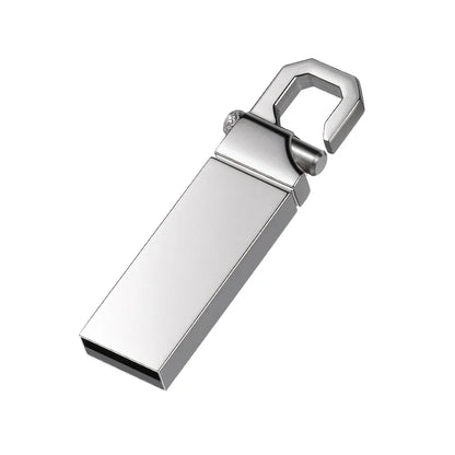 Waterproof Metal USB 2.0 Flash Drive 128GB Portable Memory Stick 64GB 100% Real Capacity Pen Drive 32GB High Speed U Disk 16GB Shatterproof USB Memory Stick
