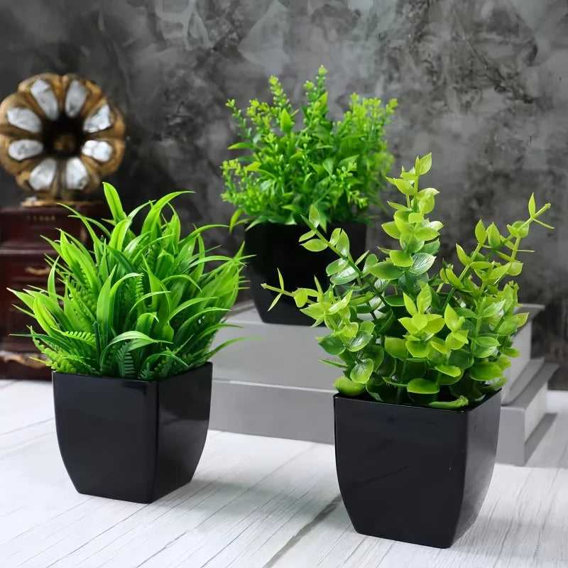 artificial green plant decoration - plastic branch for home, office, outdoor garden, wedding, party, exhibition display, engage greenery enhancer