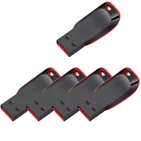 5PCS/LOT High Speed Genuine USB Flash Drive 128GB Black Pen Drive Free Keychain 64GB Memory Stick 32GB Business Gift 16GB Perfect for Storage and Transfer