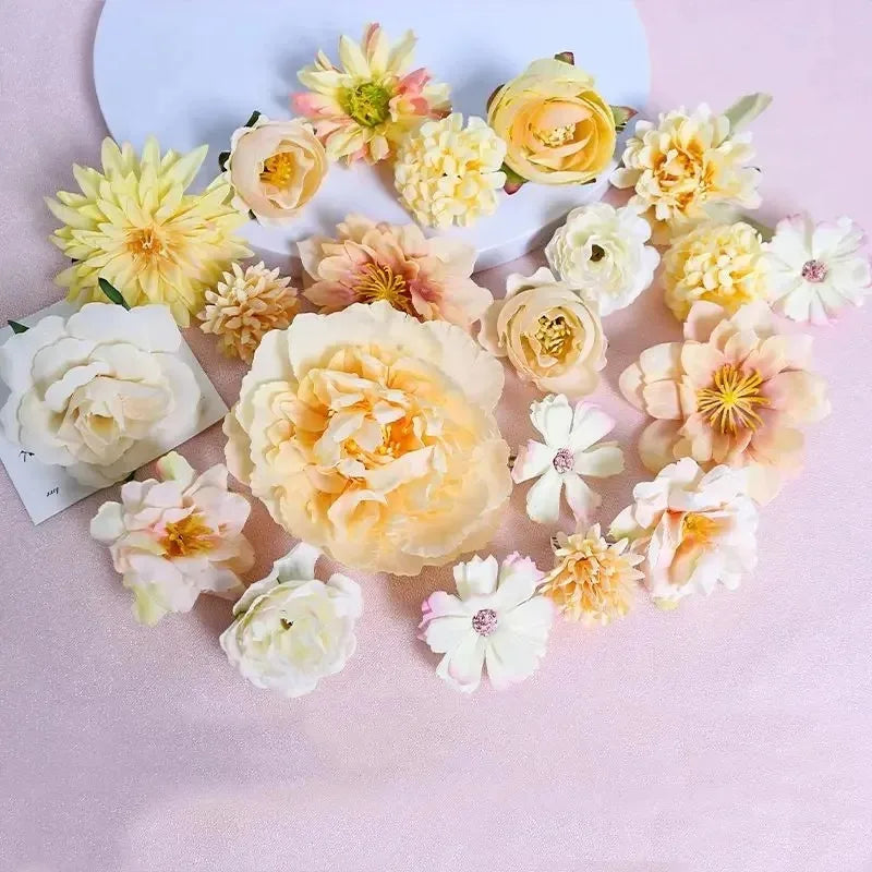 artificial silk rose flowers, 3/21 pcs, mixed colours, home and wedding decor, anniversary, baby shower, birthday, diy crafts, decorative bouquets, indoor use