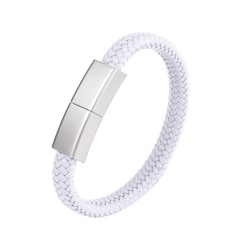 waterproof usb bracelet flash drive - 128gb to 4gb black/silver wristband memory stick for pc, laptop, car, tv - ideal for gifts and data storage