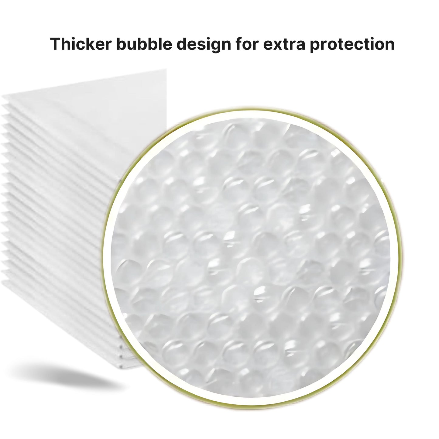 size d/4 (180 x 265 mm) white padded envelopes bubble mailers peel and seal protective cushioned bags
