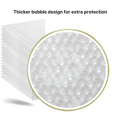 Size D/4 (180 x 265 mm) White Padded Envelopes Bubble Mailers Peel and Seal Protective Cushioned Bags