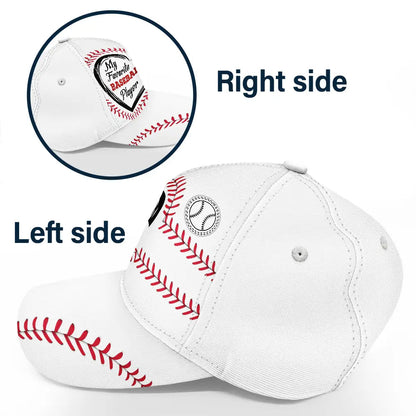 My Favorite Baseball Players - Personalized Classic Cap for Dads and Men, Comfortable Adjustable Baseball Hat, Ideal Gift for Father's Day, Birthdays, and Anniversaries