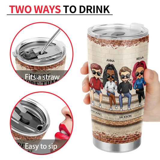 We're Not Sugar And Spice And Everything Nice We're Sage And Hood Best Friends Tumbler - Insulated Travel Mug - Bestie Gift for Women, BFF, Friendship