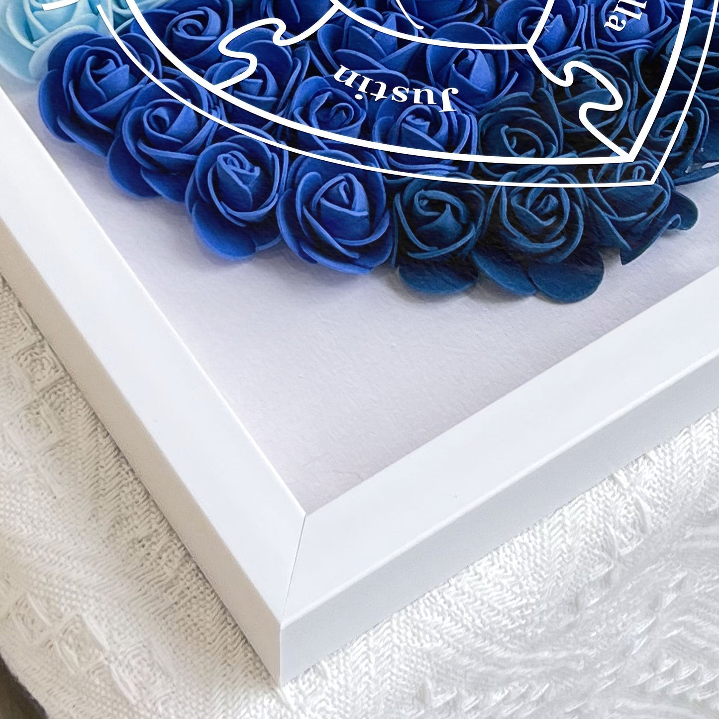 you are the piece that hold us together - flower shadow box for mum, eco-friendly display keepsake, perfect gift for mother's day, birthdays, and anniversaries
