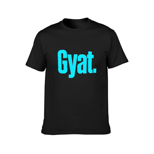2025 150g Men's Short Sleeve T-shirt Gyat. Stylish Cotton Tee for Fitness, Casual Outings, and Everyday Wear, Breathable Comfort, Unique Graphic Design, Ideal Gift for Trendsetters