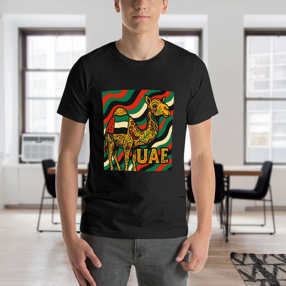 men's 100% cotton unisex short sleeve t-shirt with unique double-sided print comfortable fitness and leisure tee gift for him casual wear stylish design breathable soft material