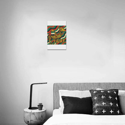 Unisex Canvas Print T-Shirt 100% Cotton High Quality Single-Sided Design 8x12 for Home Bar Coffee Shop Decor Gift for Men and Women Retro Style Frame Artwork