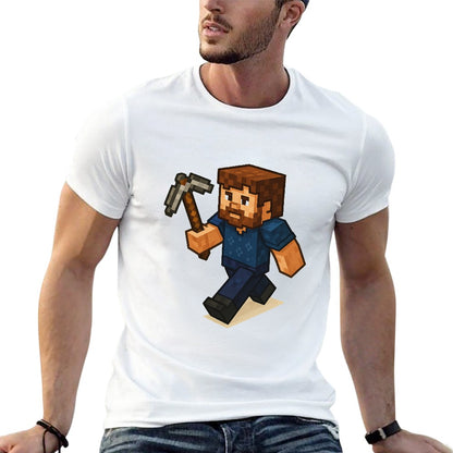 Men's Unisex Short Sleeve T-Shirt 100% Cotton Breathable Tee with Double-Sided Print Activewear Casual Top Perfect for Fitness Travel Events Gift for Him