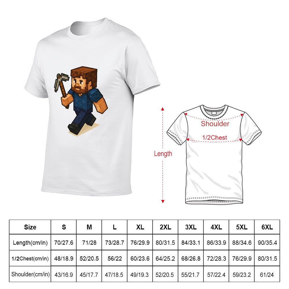 men's unisex short sleeve t-shirt 100% cotton breathable tee with double-sided print activewear casual top perfect for fitness travel events gift for him