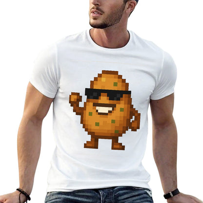 2025 New 150g Men's Short Sleeve T-shirt for Fitness, Casual Wear, and Travel - Comfortable Cotton Fabric with Unique Double-Sided Print, Perfect for All Events