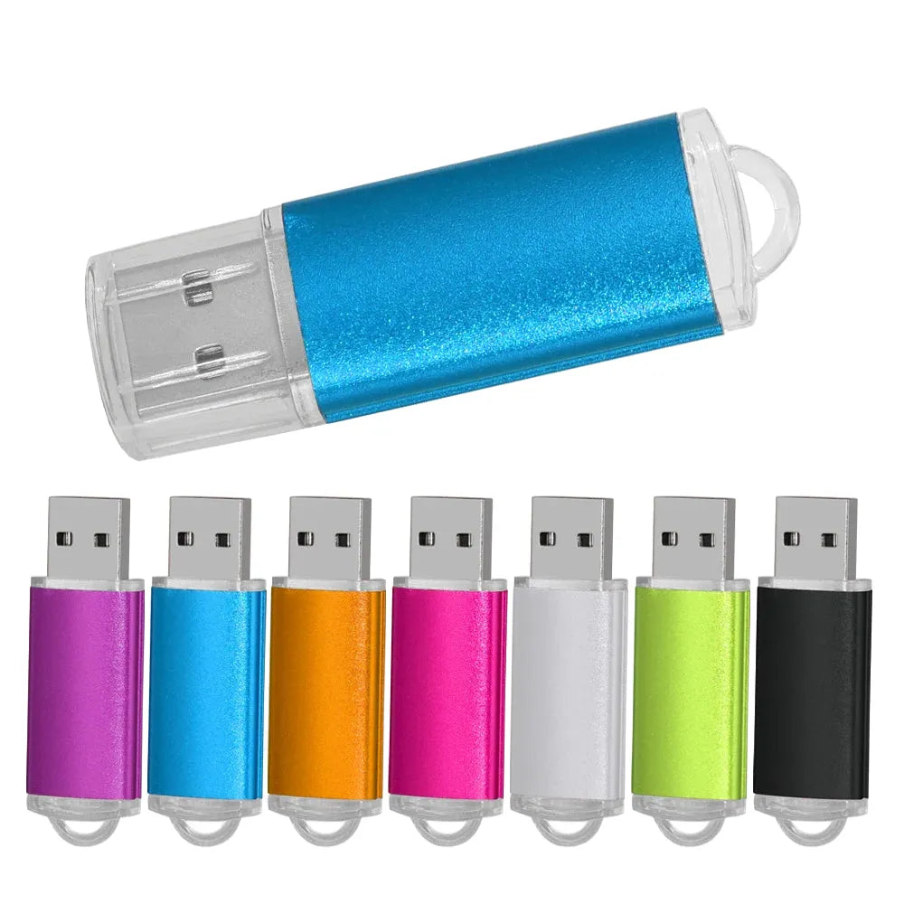metal usb flash drive 64gb 32gb 16gb 8gb 4gb usb 2.0, high speed memory stick for windows, photography, and business use