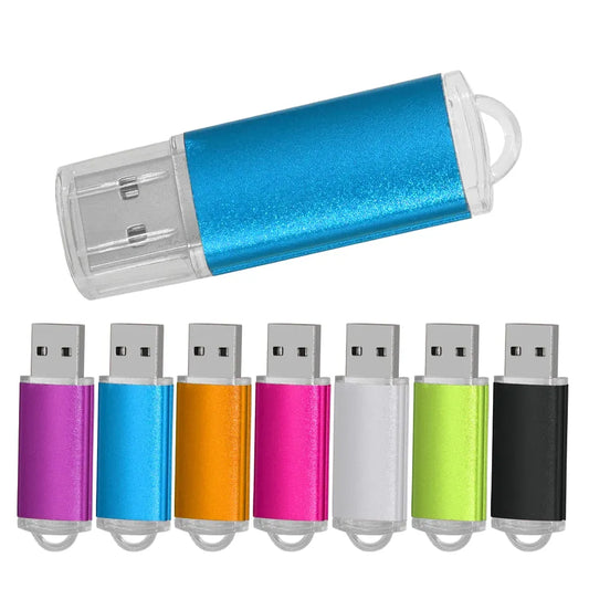 Metal USB Flash Drive 64GB 32GB 16GB 8GB 4GB USB 2.0, High Speed Memory Stick for Windows, Photography, and Business Use