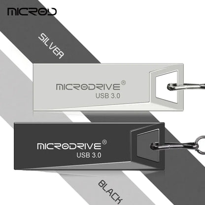 Metal USB 3.0 Flash Drive 32GB or 64GB Waterproof Memory Stick, Portable Pendrive U Disk Storage Device for Quick Data Transfer and Safe Storage
