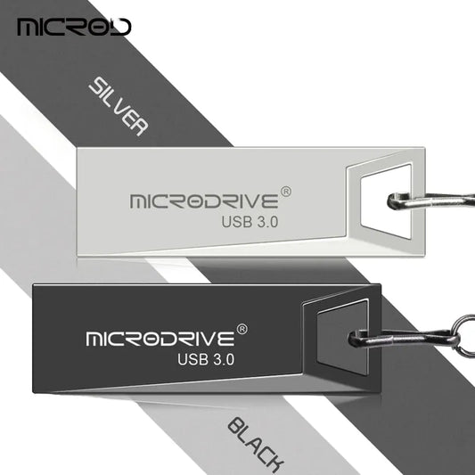 Metal USB 3.0 Flash Drive 32GB or 64GB Waterproof Memory Stick, Portable Pendrive U Disk Storage Device for Quick Data Transfer and Safe Storage