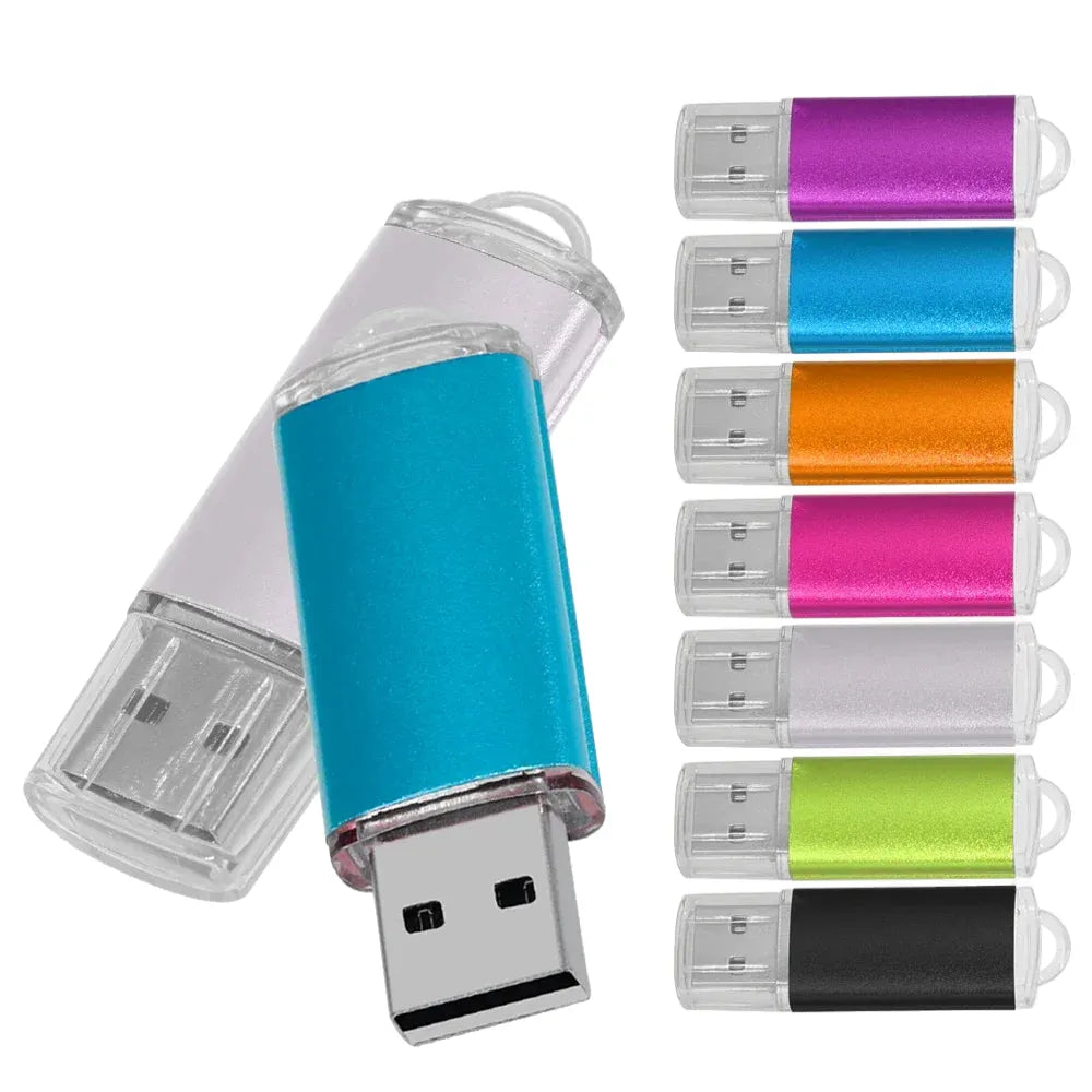 high speed metal usb flash drive 2.0, multiple colours, 32gb/16gb/1gb/64gb, ideal for data transfer, photography, business gifts, durable memory stick for all devices