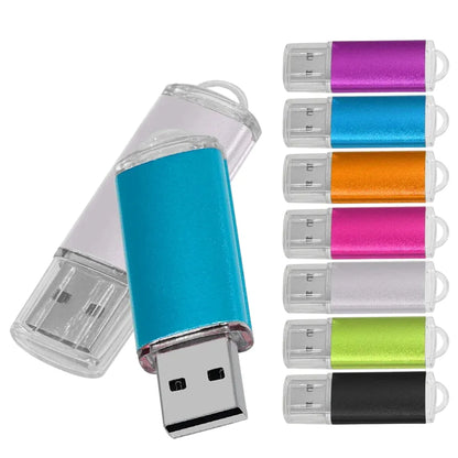 High Speed Metal USB Flash Drive 2.0, Multiple Colours, 32GB/16GB/1GB/64GB, Ideal for Data Transfer, Photography, Business Gifts, Durable Memory Stick for All Devices