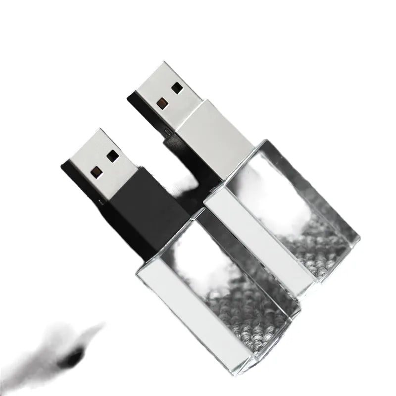 usb flash drive 128gb crystal design, waterproof memory stick, rose gold usb 2.0 thumb drive, stylish storage for business gifts & data transfer, 16gb 32gb 64gb options
