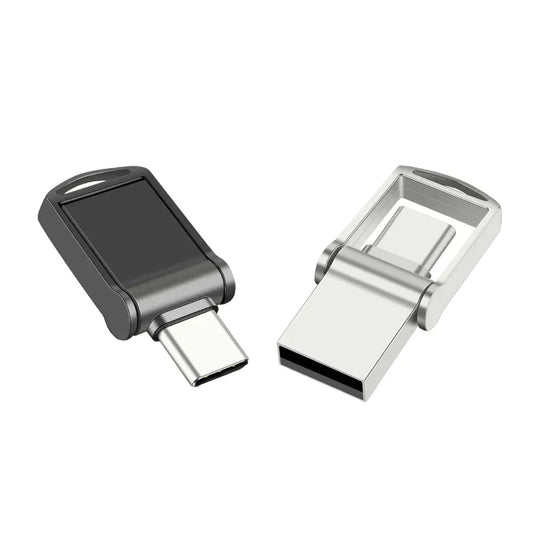 USB Type-C Flash Drive 64GB OTG High-Speed, Waterproof, Metal Memory Stick for Laptop, Computer, Car, TV - Multi-Function, Ideal Creative Gift
