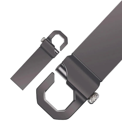 USB 2.0 Flash Drive 64GB Metal Mini Carabiner, Waterproof High Speed Memory Stick for Business and Photography, Available in Gray, Silver, Gold - 32GB, 16GB Options