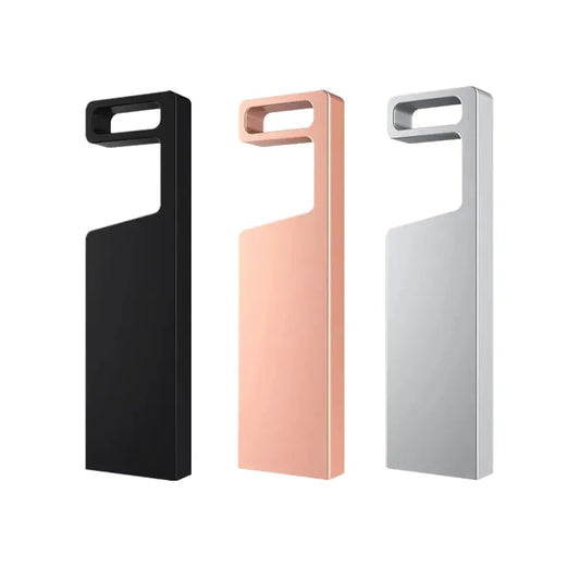 USB Flash Drive Metal 256GB 512GB 16GB 32GB 64GB 128GB, USB 2.0 Pen Drive for PC, Laptop, Car Audio, Reliable Storage Solution