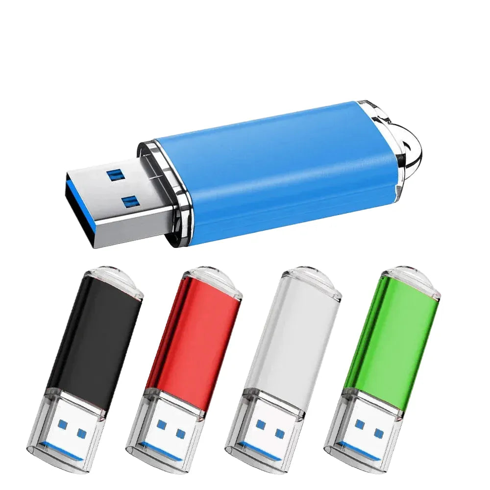 64gb usb 3.0 metal flash drive waterproof memory stick for pc, car, tv - high-speed data transfer, durable storage solution