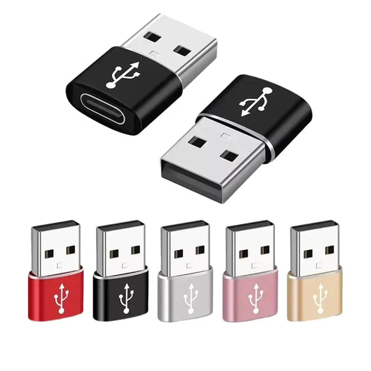 USB 3.0 to USB-C 3.1 Adapter, High-Speed Type-C Female to Type-A Male for Fast Charging, Data Transfer, OTG Converter, CE Certified, Portable Mini Connector, 5V Output