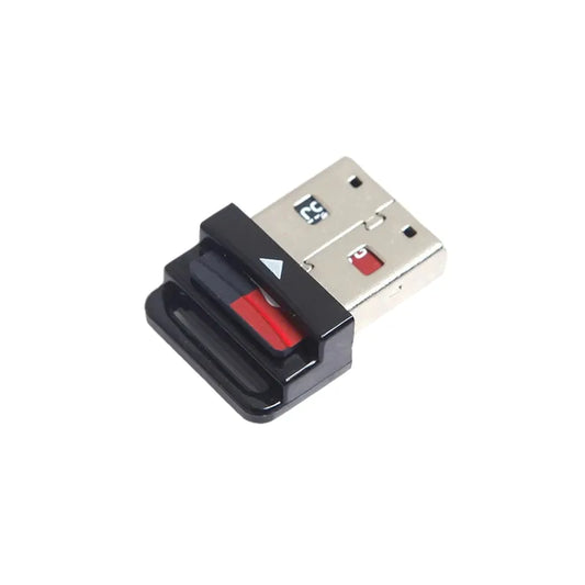 Portable USB 2.0 Micro SD Card Reader Adapter for Micro SDXC, SDHC, TF Cards, Up to 32GB Memory, Compatible with MicroSD and SD Cards, Plug and Play Technology