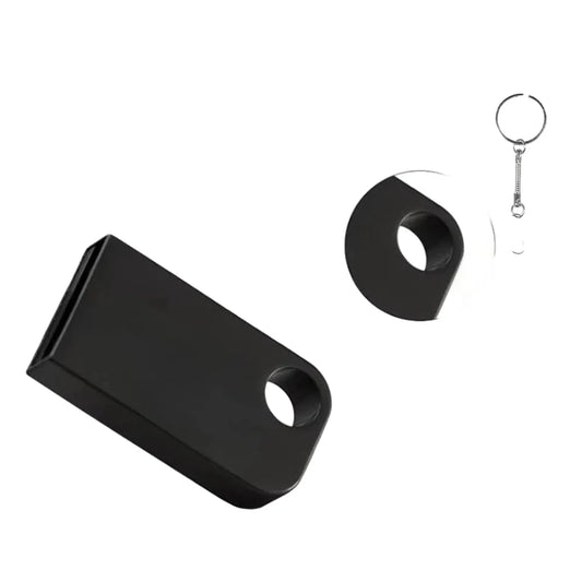 128GB Metal USB Flash Drive Keychain | High Speed USB 3.0 Memory Stick | Shatterproof Waterproof Pen Drive for PC Laptop TV | Creative Business Gift