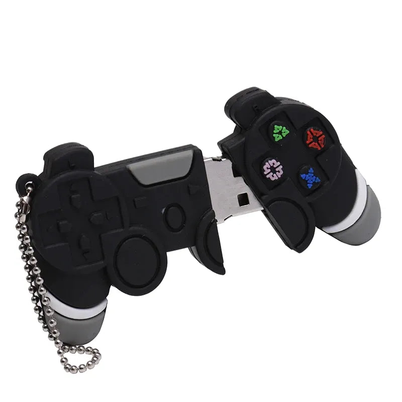 usb 3.0 flash drive game controller design, 64gb high-speed memory stick, cartoon pen drive storage gadget, perfect gift for boys, available in 4gb to 32gb sizes