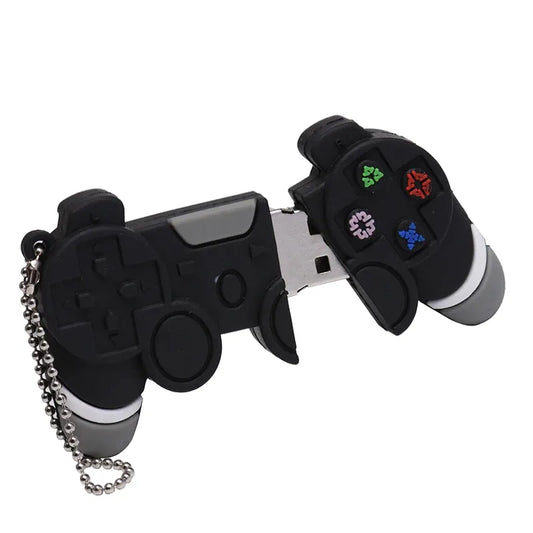 USB 3.0 Flash Drive Game Controller Design, 64GB High-Speed Memory Stick, Cartoon Pen Drive Storage Gadget, Perfect Gift for Boys, Available in 4GB to 32GB Sizes