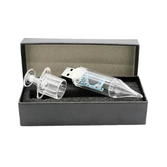 USB 3.0 Creative Syringe Shape Flash Drive – Novelty Medical Style Memory Stick 4GB–64GB, High-Speed Storage Lösung for Students & Professionals
