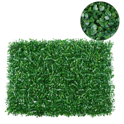 Artificial Grass Wall Panel 40x60cm | Foliage Hedge Mat | Decorative Greenery for Garden, Fence, and Home Décor | Outdoor Use, Floor Placement, Plastic Material