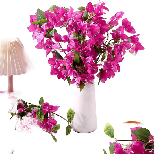 Artificial Rattan Flowers 78CM Long Branches for Wedding, Anniversary, Event Decor, Home and Outdoor Display, Vase Flower Arrangement, Desktop Placement