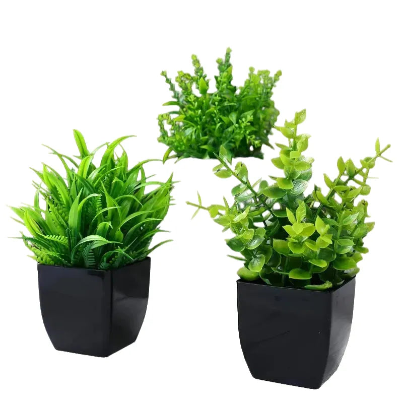 artificial green plant decoration - plastic branch for home, office, outdoor garden, wedding, party, exhibition display, engage greenery enhancer