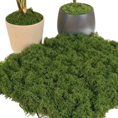 Artificial Green Moss for DIY Crafts | Faux Silk Moss for Home Decor, Garden Landscaping, Outdoor Displays | Realistic Grass Look for Creative Projects | Single Piece