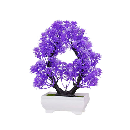 Artificial Bonsai Plant Decoration for Home and Office | Lifelike Potted Display for Garden, Desktop, Shower Events & Exhibitions | Indoor Outdoor Faux Floral Ornament