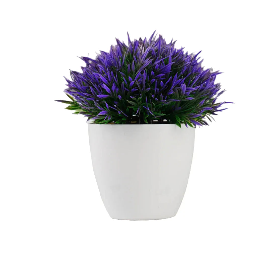 artificial bonsai green plant, plastic potted grass ball for home, office, party, festive desktop decoration, ideal for outdoor anniversaries and exhibitions