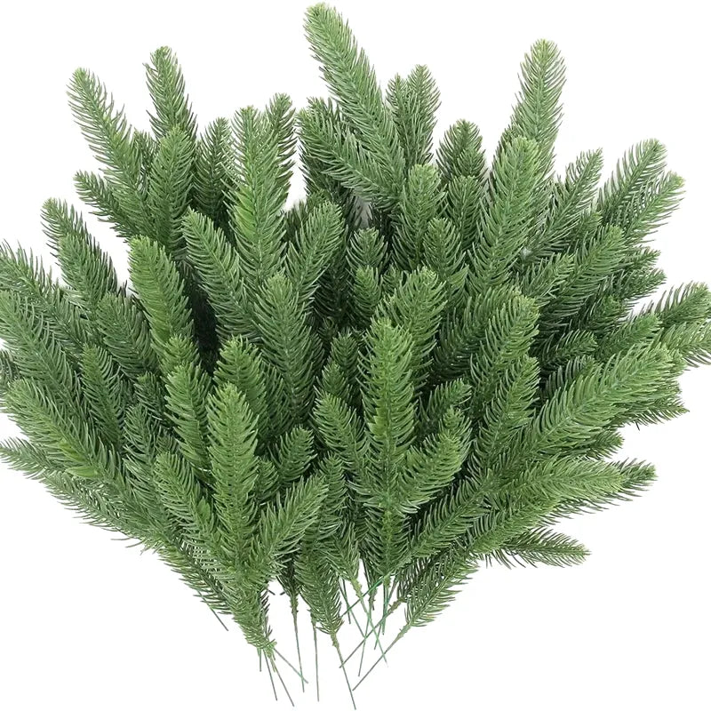 artificial green leaf branch set, hanging decoration for bridal showers, outdoor events, 5 pcs pp plastic, ideal for home and exhibition display