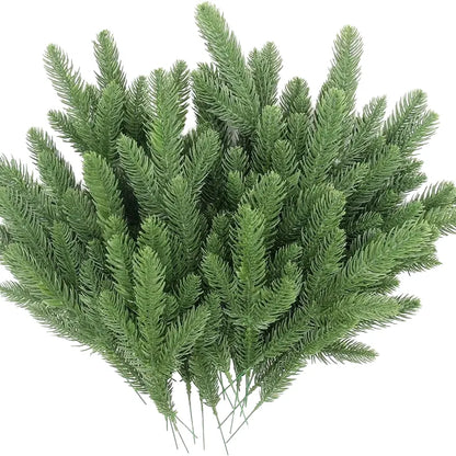 Artificial Green Leaf Branch Set, Hanging Decoration for Bridal Showers, Outdoor Events, 5 Pcs PP Plastic, Ideal for Home and Exhibition Display