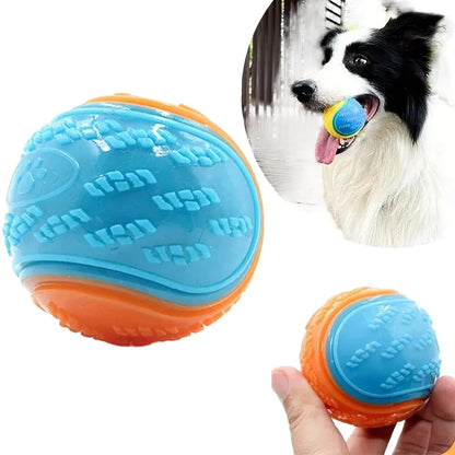 Interactive Dog Chew Ball, Durable TPR for Active Play, Supports Dental Health, Ideal for Medium to Large Breeds, Indoor & Outdoor Engaging Toy, Boosts Mental & Physical Activity