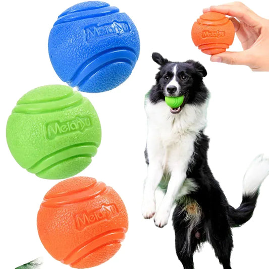 Durable Rubber Pet Dog Ball Toy, Interactive Bouncy Chew Ball for Small & Large Dogs, Outdoor Fetch & Training, Safe & Long-lasting Play, Easy-to-Clean, Gift-Ready